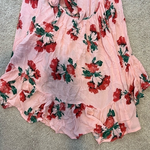 ASOS Women’s Pink Floral Flowy Top Size 6 - Picture 4 of 8